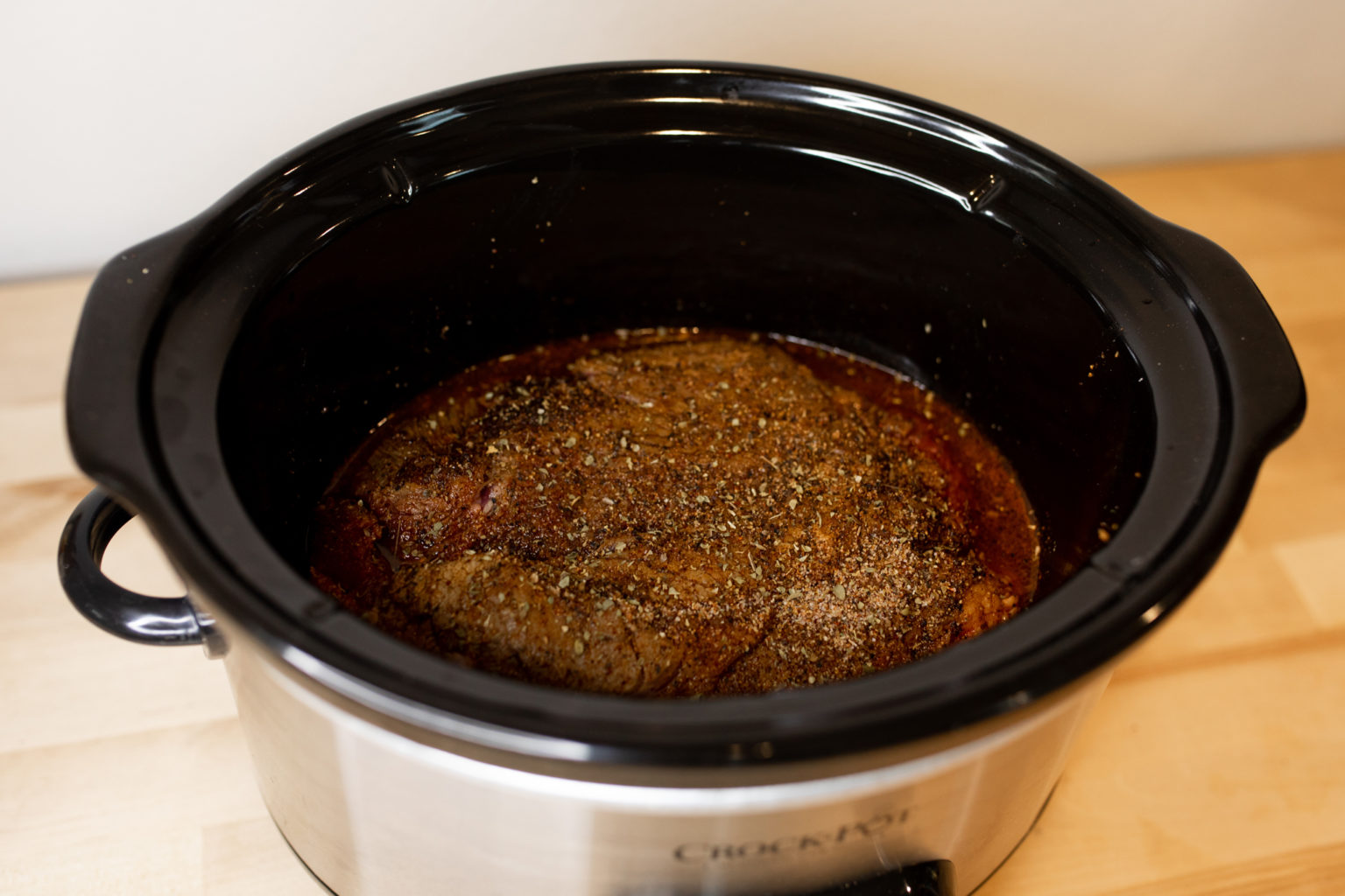 Chuck roast in Crock Pot